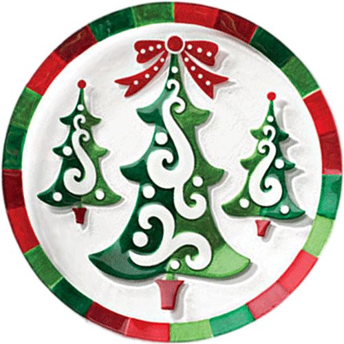 Best Cheap Tree Glass Fusion Platter by Lori Siebert