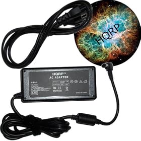 HQRP Heavy-Duty AC Power Adapter / Charger for MSI Wind U100-030US / U100-451US Series Netbook / Subnotebook Replacement plus HQRP Mousepad