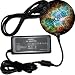 HQRP Heavy-Duty AC Adapter / Power Supply Cord for MSI Wind U100 / U100X Series Netbook / Subnotebook Replacement plus HQRP Coaster