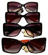 Designer Style Classic Rectangular Sunglasses - Summer Clearance Sale !
