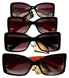 Designer Style Classic Rectangular Sunglasses by 