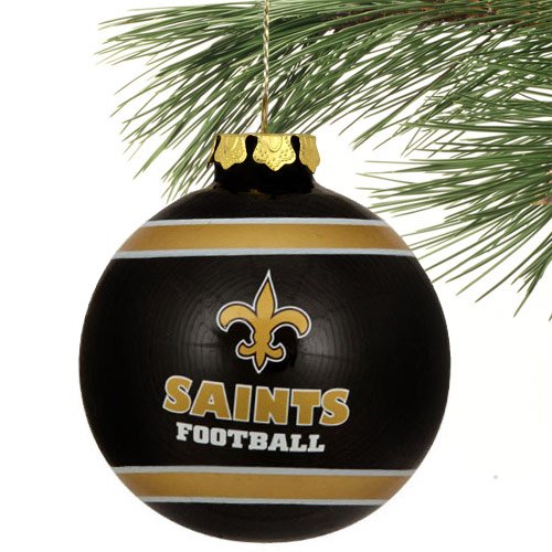New Orleans Saints 2012 Glass Ball Ornament New Orleans Saints 2012 Glass Ball Ornament