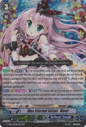 Cardfight!! Vanguard TCG - Duo Eternal Sister, Meer (G-CB01/003EN-B) - G Clan Booster 1: Academy of Divas