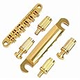1set ABR-1 Style Tune-o-matic Bridge & Tailpiece Gold for Gibson Les Paul Gear Replacement