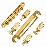 1set ABR-1 Style Tune-o-matic Bridge & Tailpiece Gold for Gibson Les Paul Gear Replacement