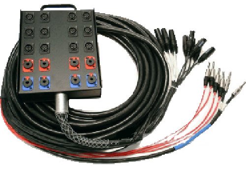 Whirlwind Medusa MP-8-50 Power Series Audio Snake w 8 Inputs and 1 Return at 50 ft. in Length On Sale