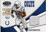 2004 Leaf Certified Materials Fabric of The Game FG34 Edgerrin James - Indianapolis Colts (Piece of Authentic Jersey - Serial #D To 100 - Football Cards)