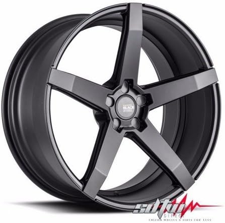 22" Savini Black di Forza Concave Rims BM11 Wheels Matte Black Finish