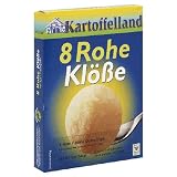 Kartoffelland 8 Rohe Kloesse (8 Raw Potato Dumpling), 8-Ounce Boxes (Pack of 14)