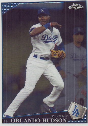 2009 Topps Chrome #34 Orlando Hudson - Los Angeles Dodgers (Baseball Cards)