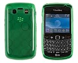Soft Gel Circles Case for BlackBerry Bold 9700 - Green