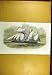 1857 Emperor Yacht British Japan Old Print Vessel