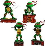 Teenage Mutant Ninja Turtles NECA Set of 4 Extreme Head Knockers Donatello, Leonardo, Raphael, MichelangeloIMAGE