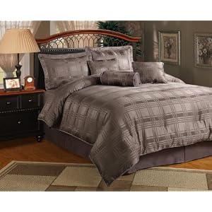 Central Park Ellison Gray 7-Piece Comforter Set