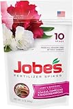 Jobe's 4101 Azalea/Rhododendron/Camellia Outdoor Fertilizer Food Spikes, 10 Pack