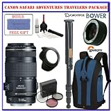 Wildlife Safari Adventure Package Features a Powerful Canon EF 70-300mm f/4-5.6 IS USM Lens for Canon EOS SLR Cameras