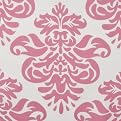 Lily Collection- Fitted Sheet with Damask Print