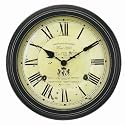 Chaney Instruments 18-Inch Vintage Port Wine Wall Clock