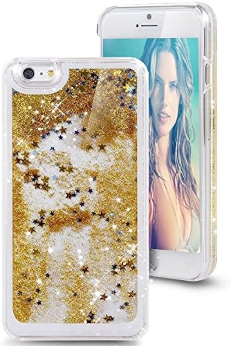 iPhone 6 Case, iPhone 6S Case, VIM Shop® [3D Bling Glitter Sparkle] Hard Plastic Cases For iPhone 6/6S (4.7 Inch) [Gold]