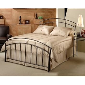 Hillsdale Vancouver Metal Headboard in Dark Brown Antique Finish - King