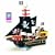 Le Toy Van Painted Wooden Barbarossa Pirate Ship