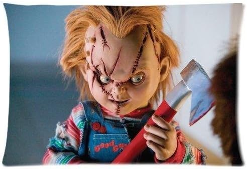 Custom/DIY Design Chucky Doll Horrible Series Zippered Pillowcase Covers Standard Size 20x30 inches (Two sides) T-01