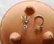 Sterling Wire Design Earring