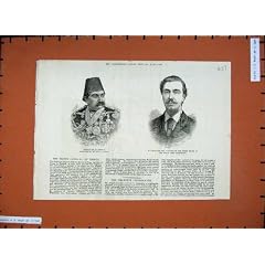 Schach-Sport 1881 Prinz-Zil-UL-Sultan Persien Blackburne