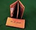 Personalized Wallets - Personalized Leather Checkbook Cover