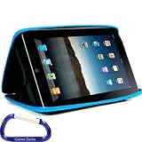 Premium Apple iPad EVA Hard Shell Case (Blue) with Free Carabiner Key Chain