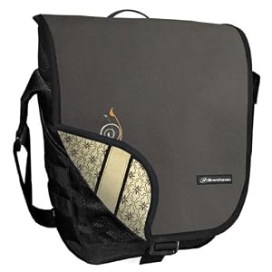 Brenthaven 3621 Switch MB Messenger Bag for 13.3-Inch MacBooks and 15.4-Inch MacBook Pros (Gray/Tan)