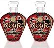 NEW 2008 ROAR HOT ACTION TANNING LOTION BY DESIGNER SKIN - LOT OF 2