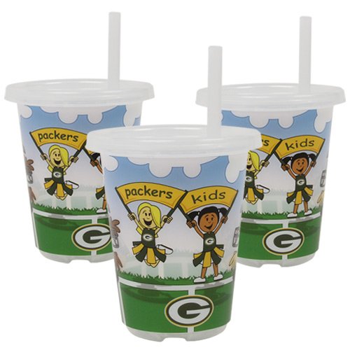 Green Bay Packers To-Go Sippy Cup 3-Pack