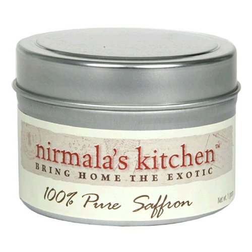 Nirmala's Kitchen Single Spice, Kashmiri Saffron, 1 Gram Unit (Pack of 3)