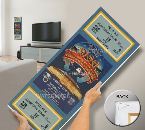 1986 All-Star GameCanvas Mega Ticket - Houston Astros (Host)
