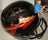 Bobby Bowden Autographed/Hand Signed Black Florida State Seminoles Full Size Replica Helmet