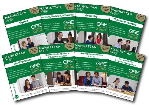Manhattan Prep GRE Set of 8 Strategy Guides, 3rd Edition (Instructional Guide/Strategy Guide)