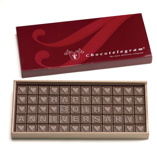 Happy 30th Anniversary! Celebrate This Special Day - In Chocolate! 60 Pieces of Delicious... by Chocotelegram