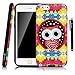 Style4U iPhone 6S Case, iPhone 6 Case, Printed Design Slim Fit Hybrid Armor Case for Apple iPhone 6S / 6 with 1 Stylus and 1 HD Clear Screen Protector [Owl Black]