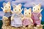 Calico Critters Whiskers Cat Family