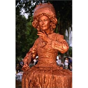 photographie Bronze statue Street performer at the Pako Festa, Geelong. est disperible en (L x H)...