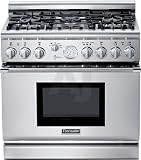 Thermos PRG366EG 36 PRO GRANDR ALL-GAS SELF-CLEANING RANGE WITH 6 STARR BURNERS 2 W/ EXTRALOWR