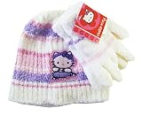 Sanrio Hello Kitty Winter Set (2pc Set) - Hello Kitty Beanie and Mittens Set