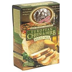 Hodgson Mill European Cheese & Herb Bread Mix, 16-Ounce Boxes (Pack of 6)