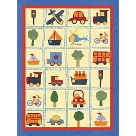 Art4Kids Around Town Patchwork Mounted Art Print -18