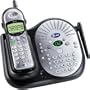 AT&T 1477 2.4 GHz Analog Cordless Phone with Answering System and Caller ID (Black/Silver)