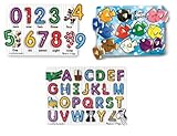 Melissa & Doug Deluxe Classic Peg Puzzle (Pack of 3)
