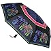 Laurel Burch Compact Umbrella 42-Inch Canopy Auto Open/Close, Dog and Doggies