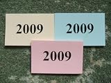 30 Hand Made 2009 Mini Calendars - Ideal for school and home crafts