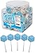 Buffalo Bills Cotton Candy LolliCubes (40 wrapped cube-shaped light blue lollipop suckers per tub)